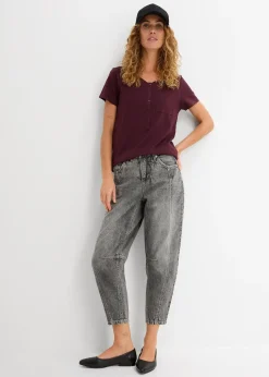 T-shirt en coton et viscose