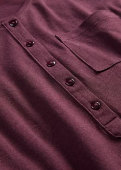 T-shirt en coton et viscose