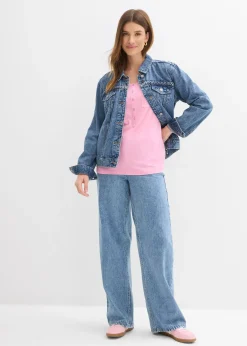 T-shirt en coton et viscose