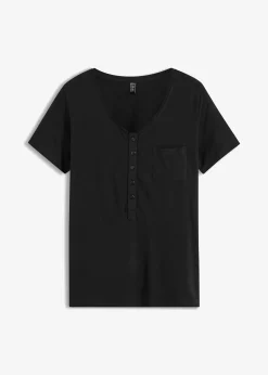 T-shirt en coton et viscose