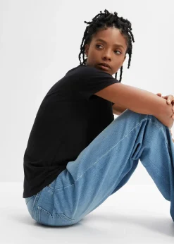 T-shirt en coton et viscose