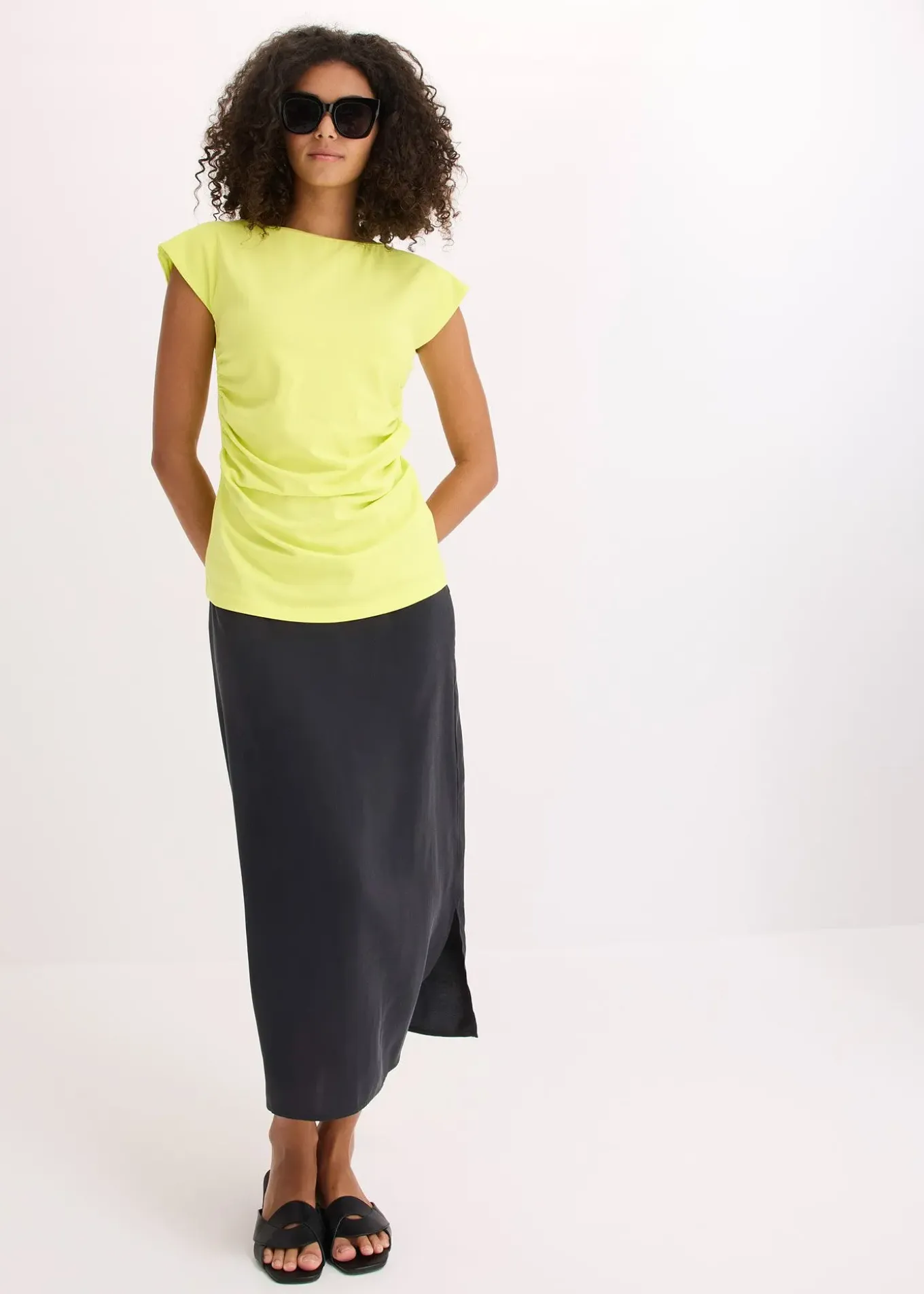 T-shirt en coton extensible