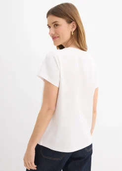 T-shirt en coton extensible