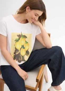 T-shirt en coton extensible