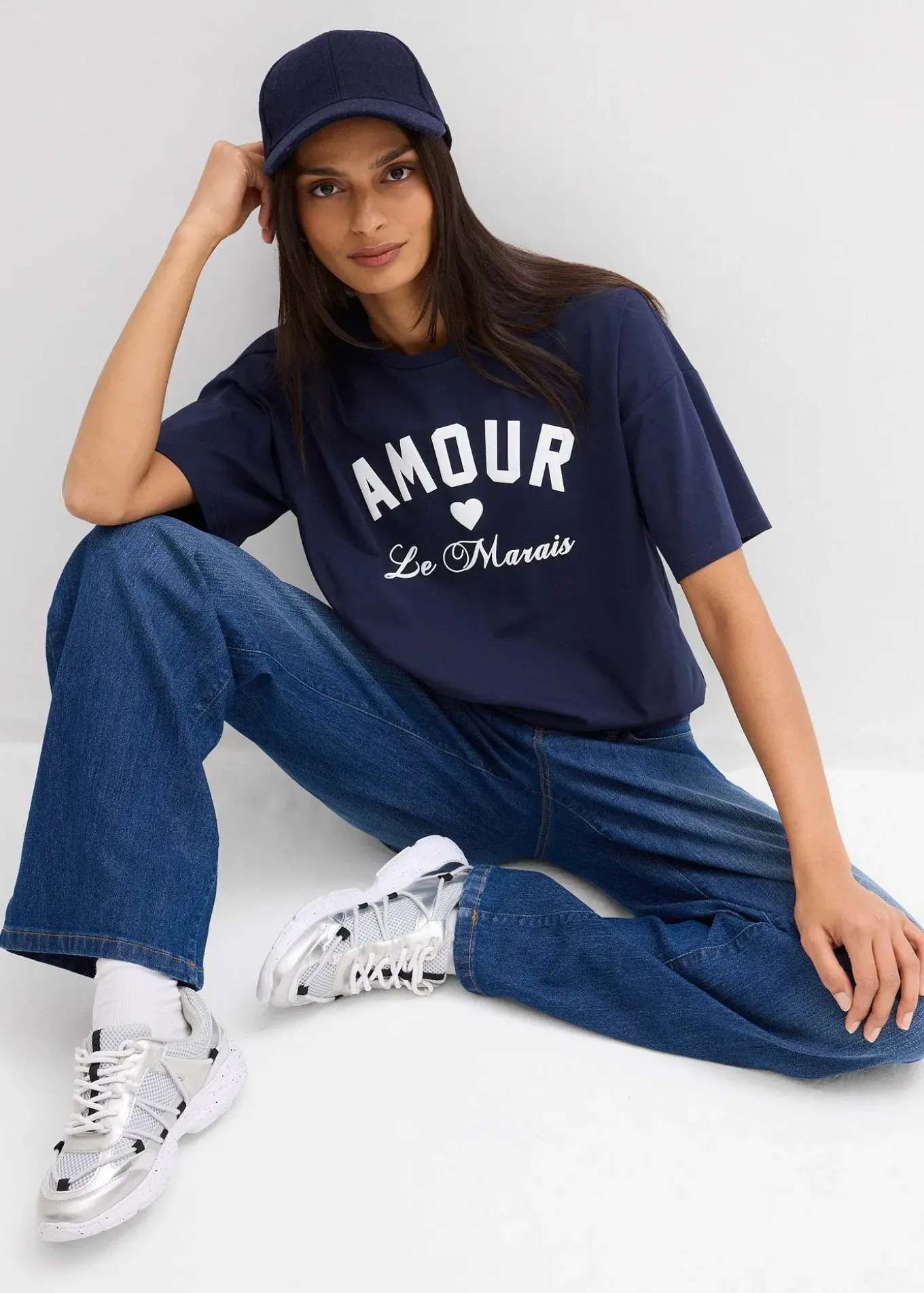 T-shirt en coton extensible