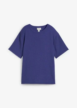 T-shirt en crêpe gaufré