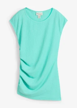 T-shirt en crêpe texturé