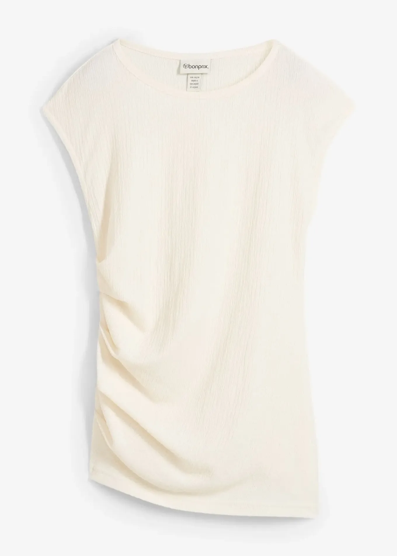 T-shirt en crêpe texturé