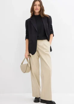 T-shirt en crêpe texturé