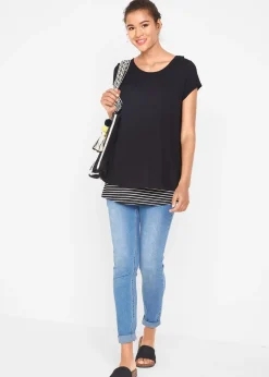 T-shirt 2en1 de grossesse et d'allaitement