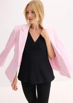 T-shirt en jersey à décolleté plongeant