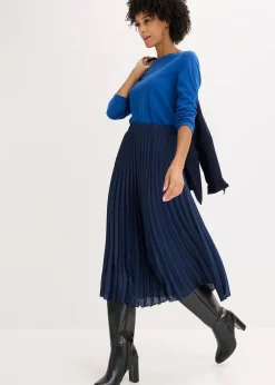 T-shirt en jersey milano à encolure festonnée