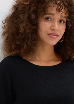 T-shirt en maille à base contrastante