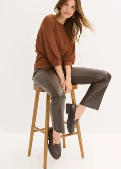 T-shirt en maille bouclette