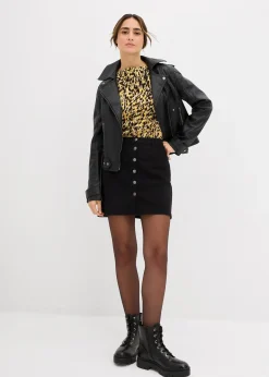 T-shirt en maille près du corps