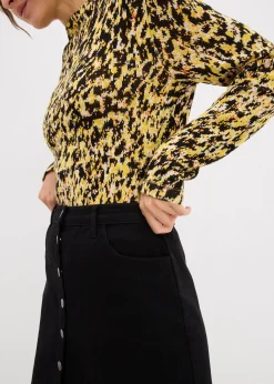 T-shirt en maille près du corps