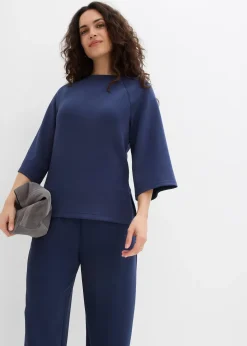 T-shirt en matière néoprène avec empiècement élastique