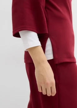 T-shirt en matière néoprène avec empiècement élastique