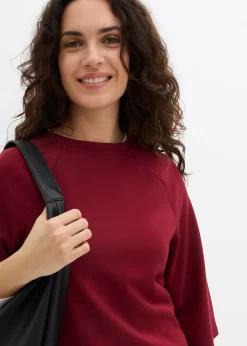 T-shirt en matière néoprène avec empiècement élastique