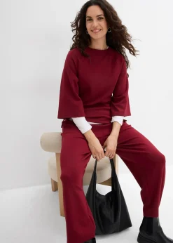 T-shirt en matière néoprène avec empiècement élastique