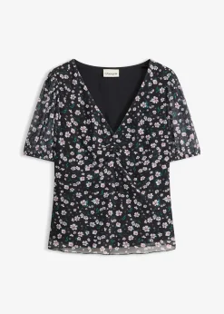 T-shirt en mesh délicat