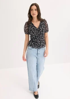 T-shirt en mesh délicat