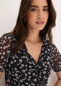 T-shirt en mesh délicat