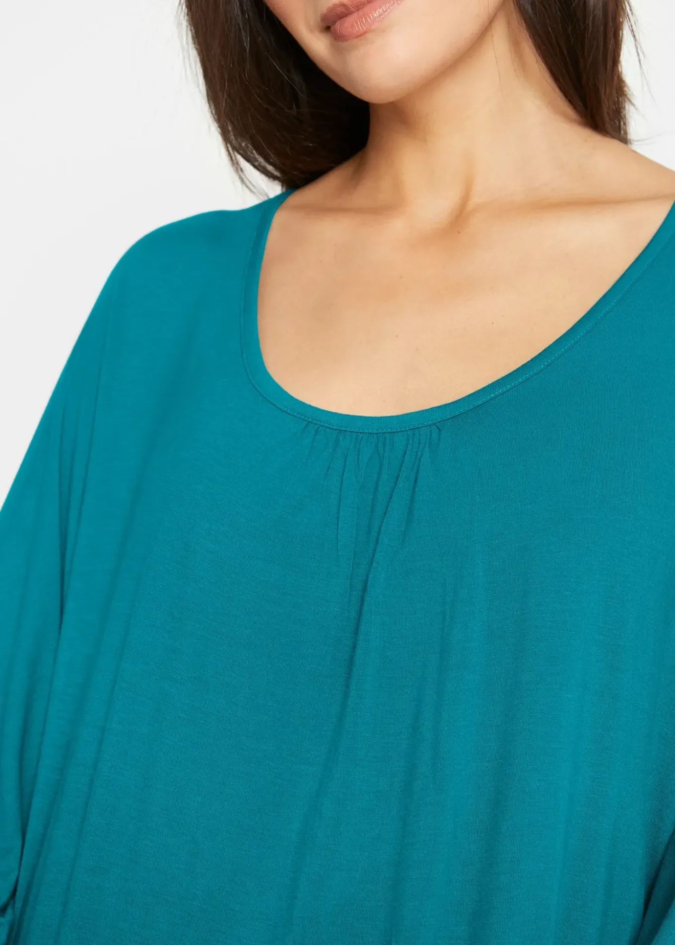 T-shirt en viscose à manches chauve-souris