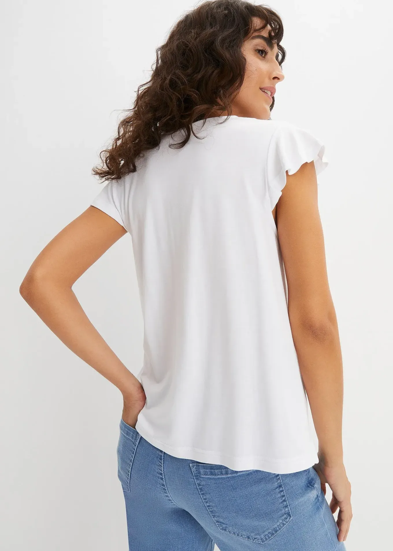 T-shirt en viscose extensible