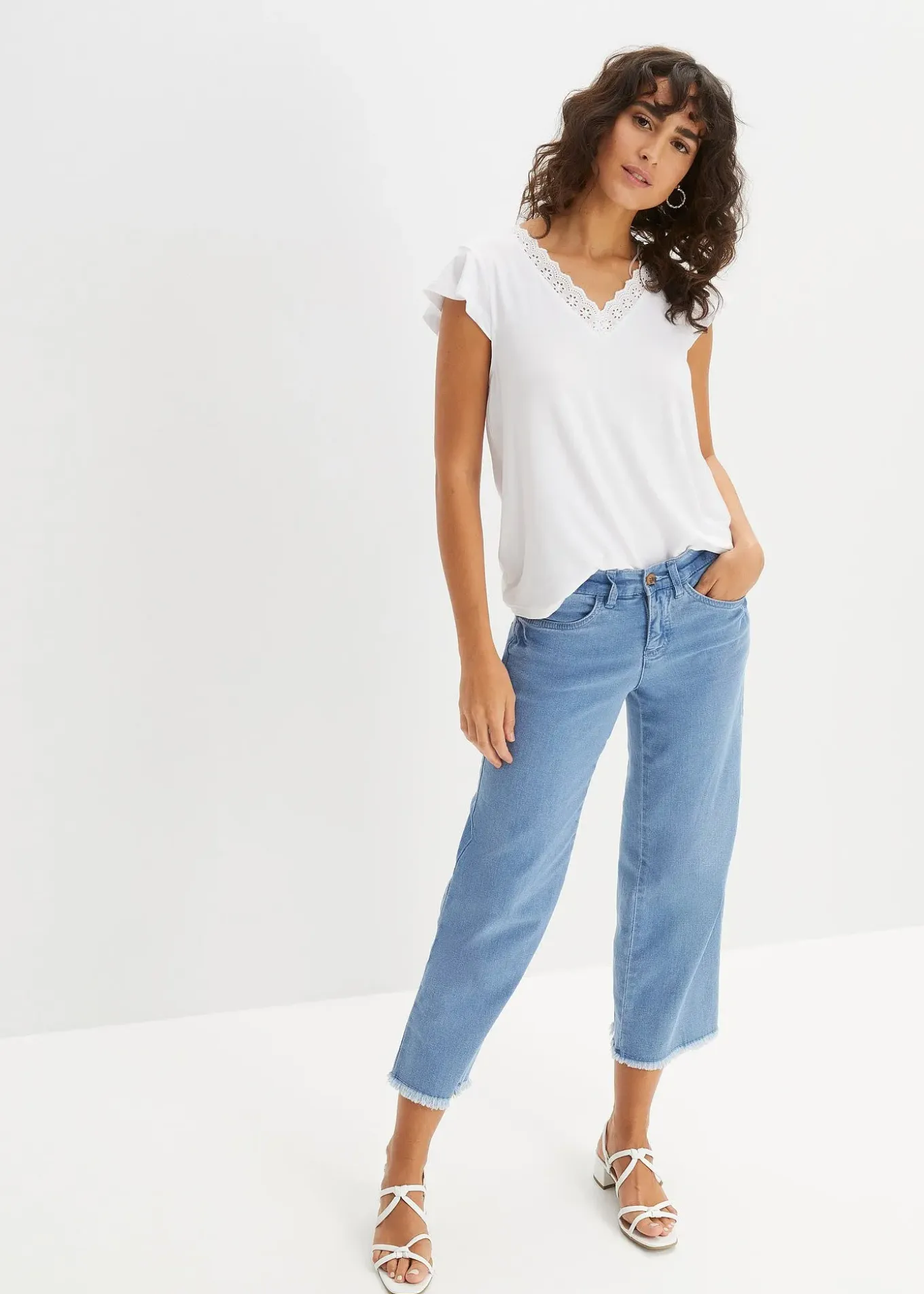 T-shirt en viscose extensible