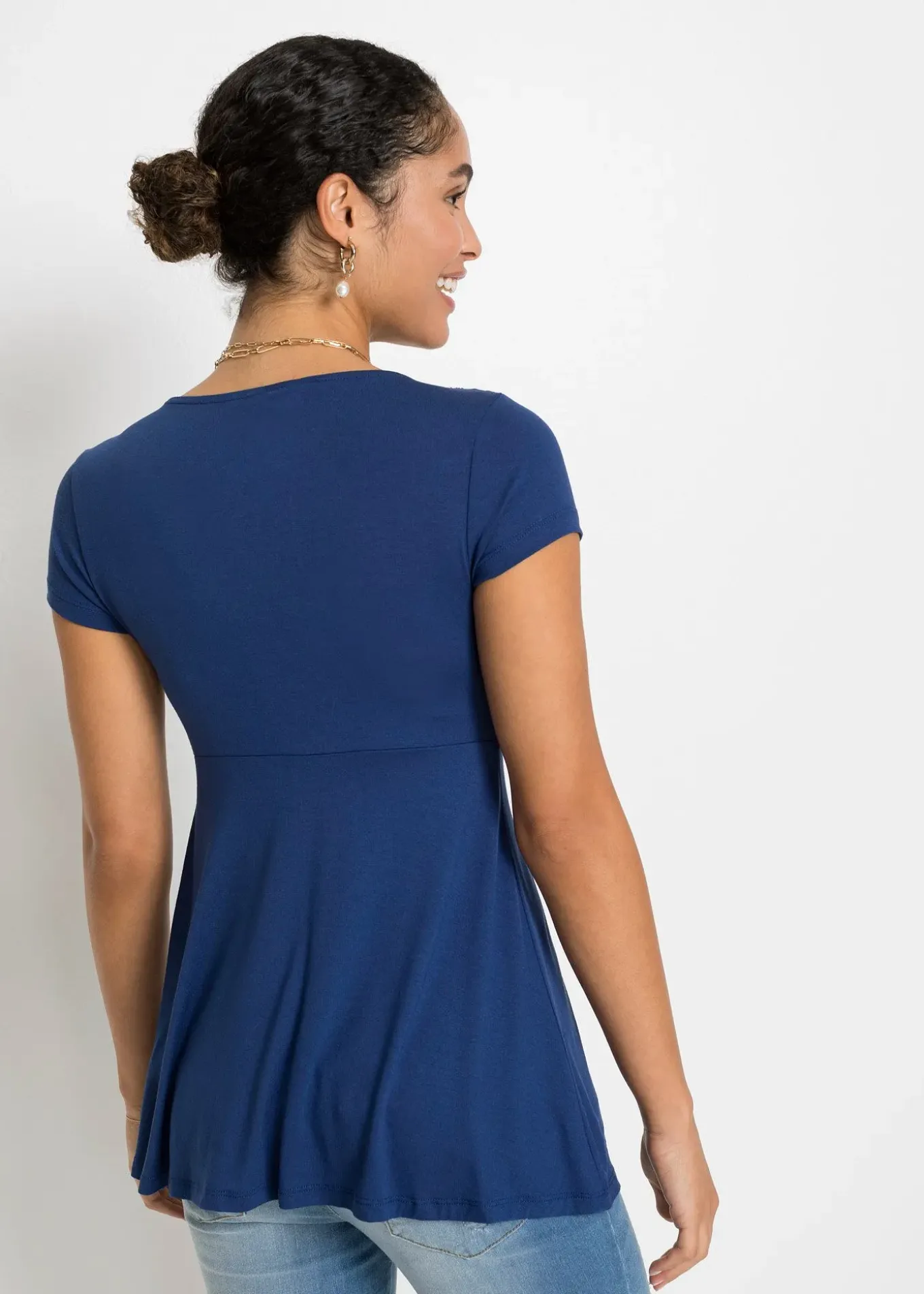 T-shirt en viscose extensible