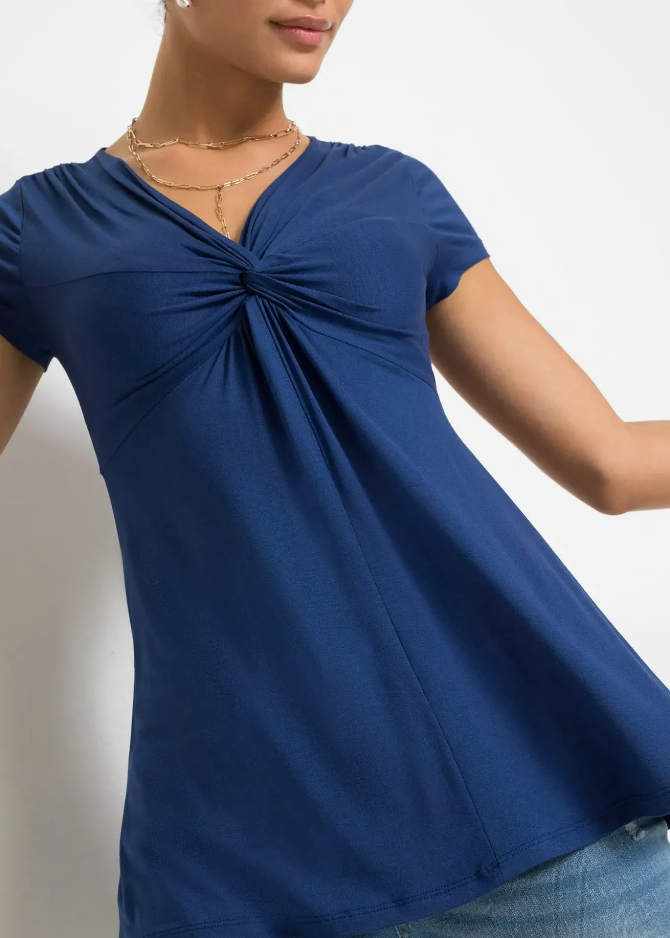 T-shirt en viscose extensible
