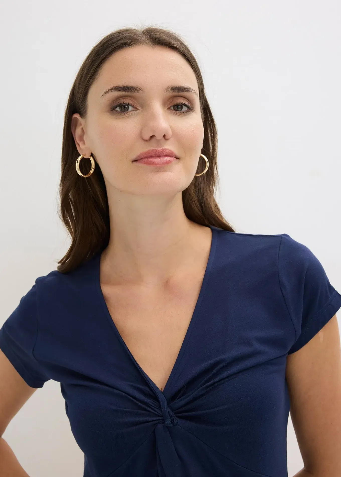 T-shirt en viscose extensible