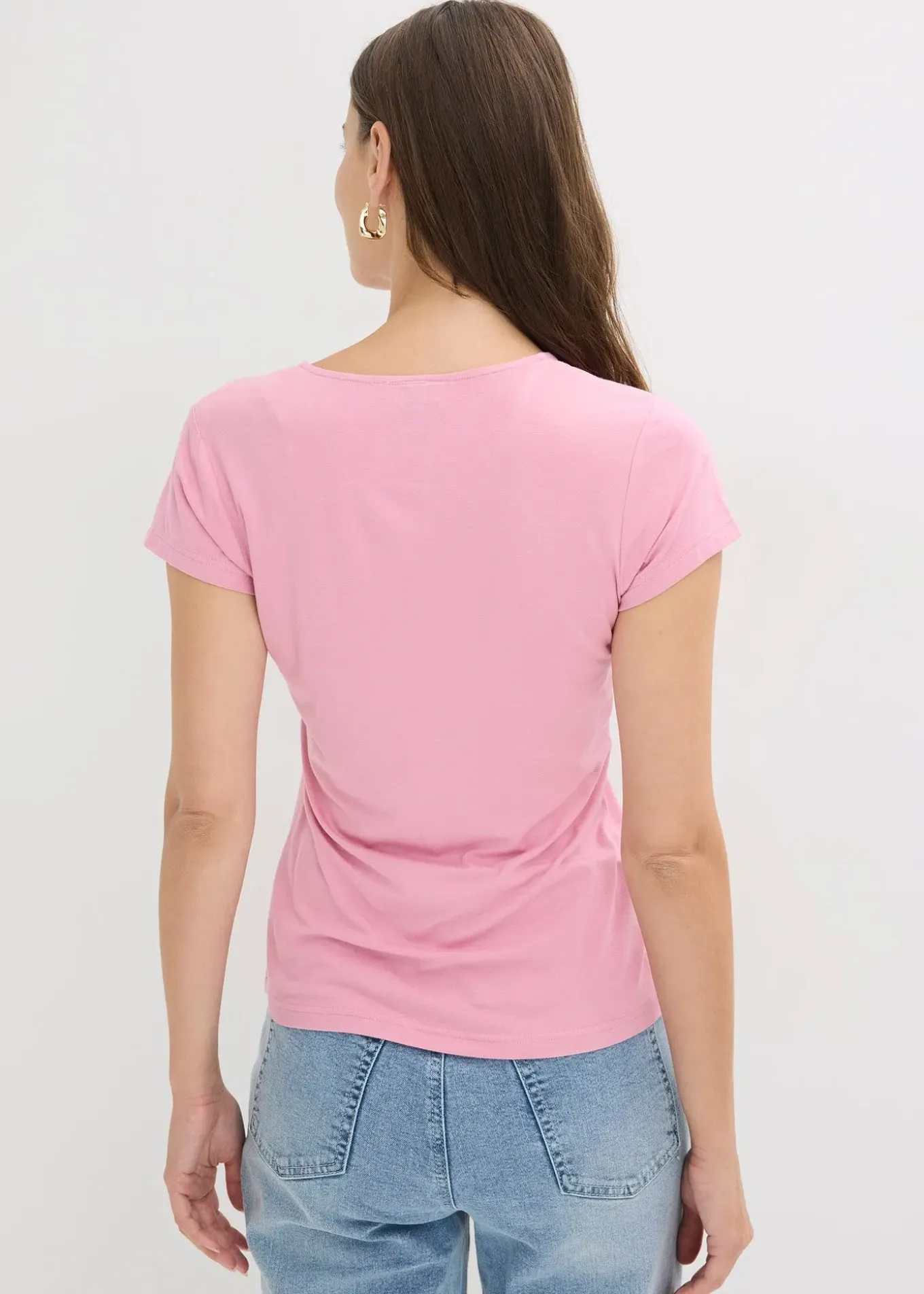 T-shirt en viscose extensible