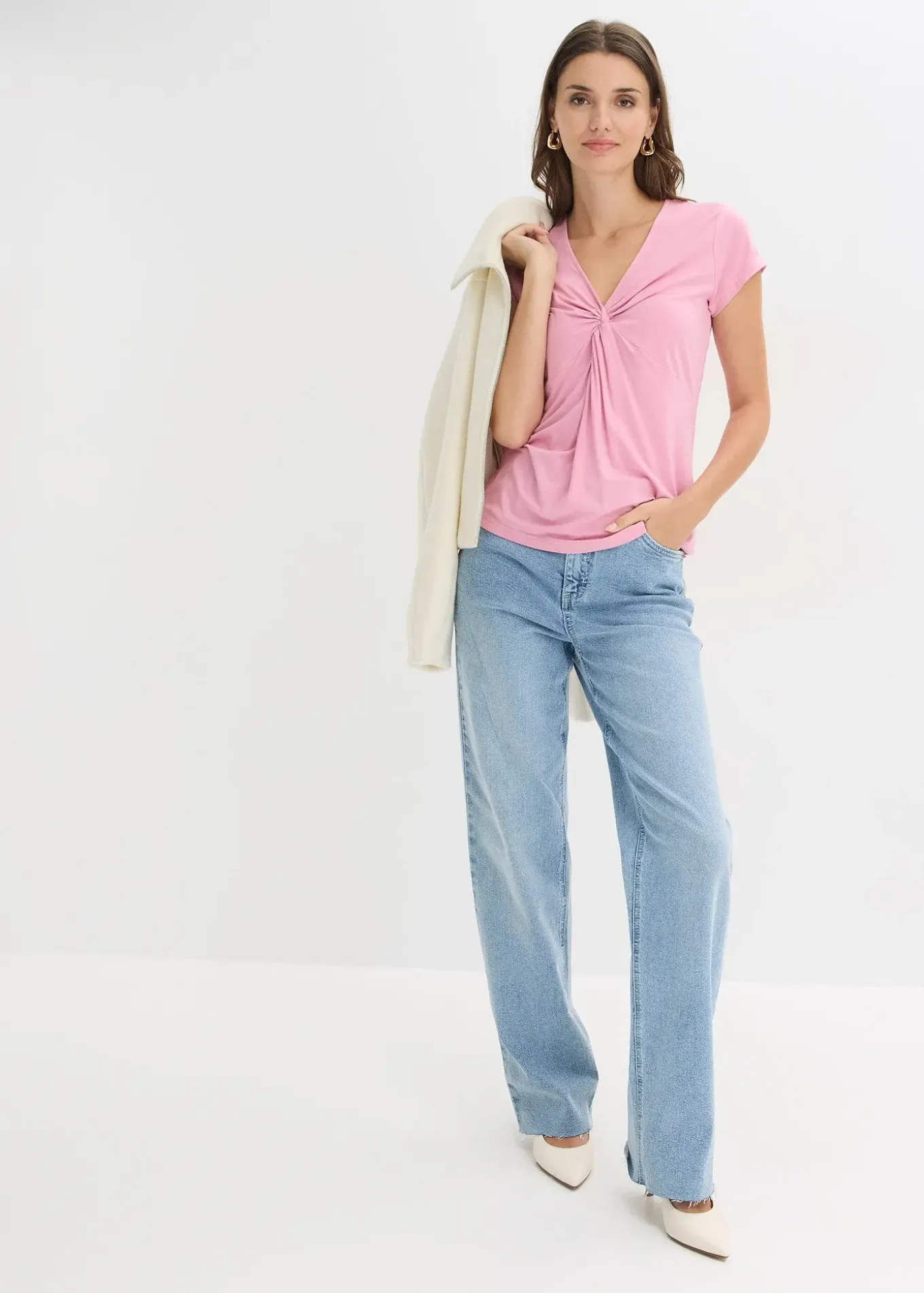 T-shirt en viscose extensible