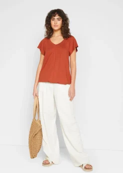 T-shirt en viscose extensible