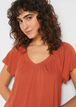 T-shirt en viscose extensible