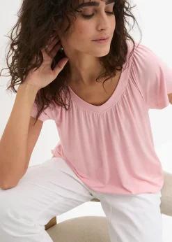 T-shirt en viscose extensible