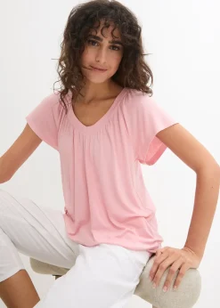 T-shirt en viscose extensible