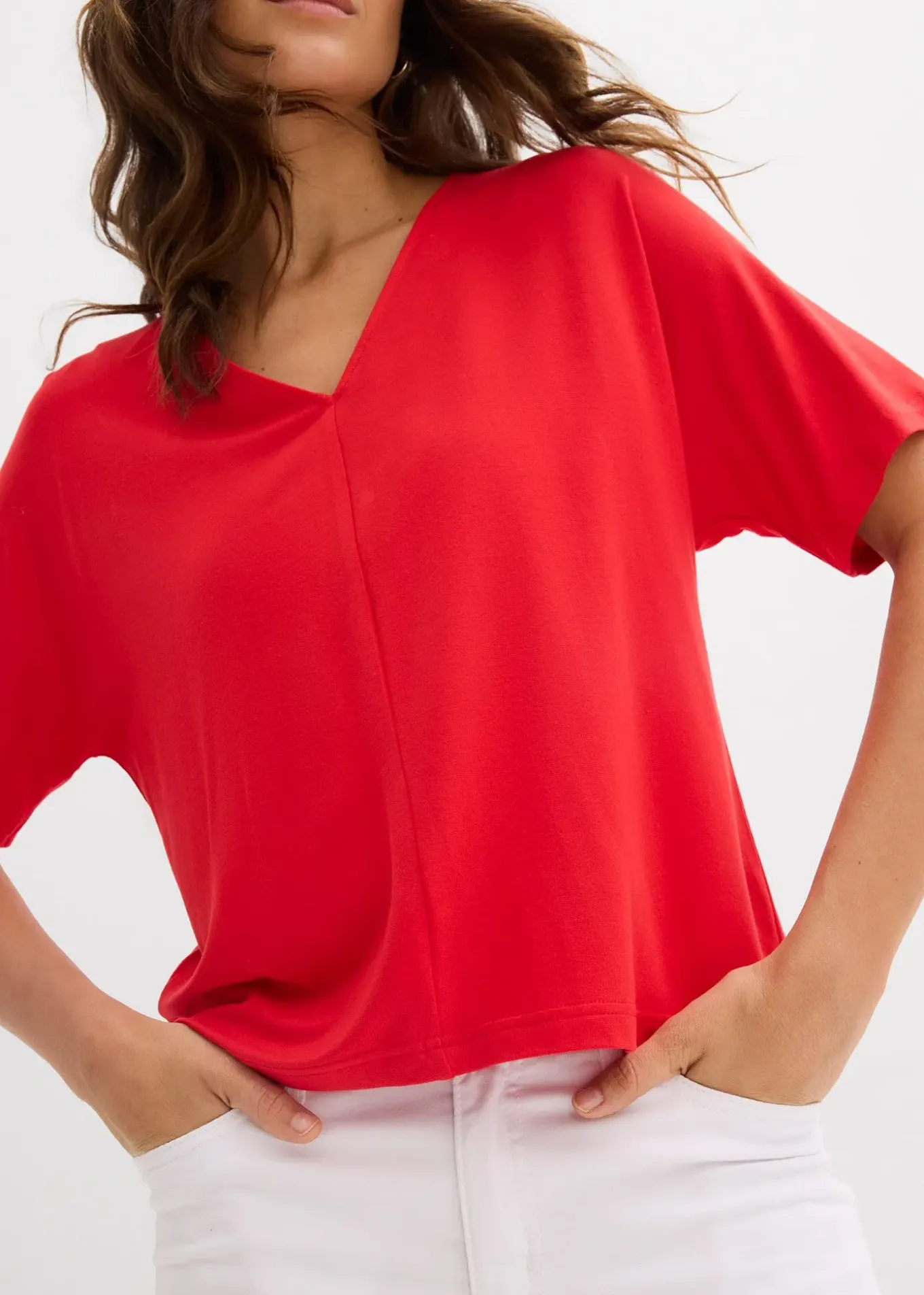 T-shirt en viscose extensible