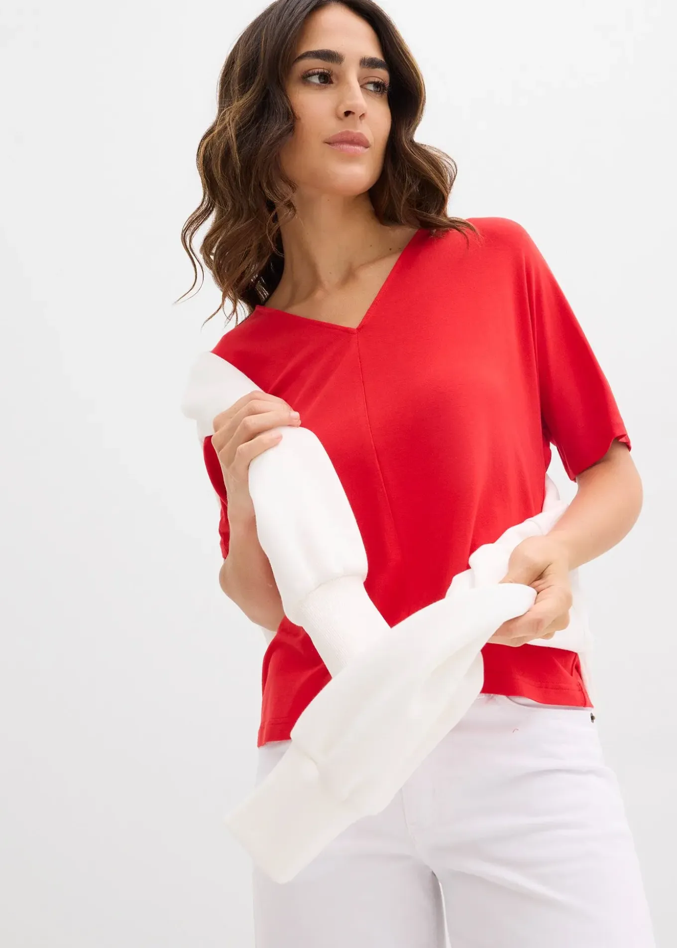 T-shirt en viscose extensible