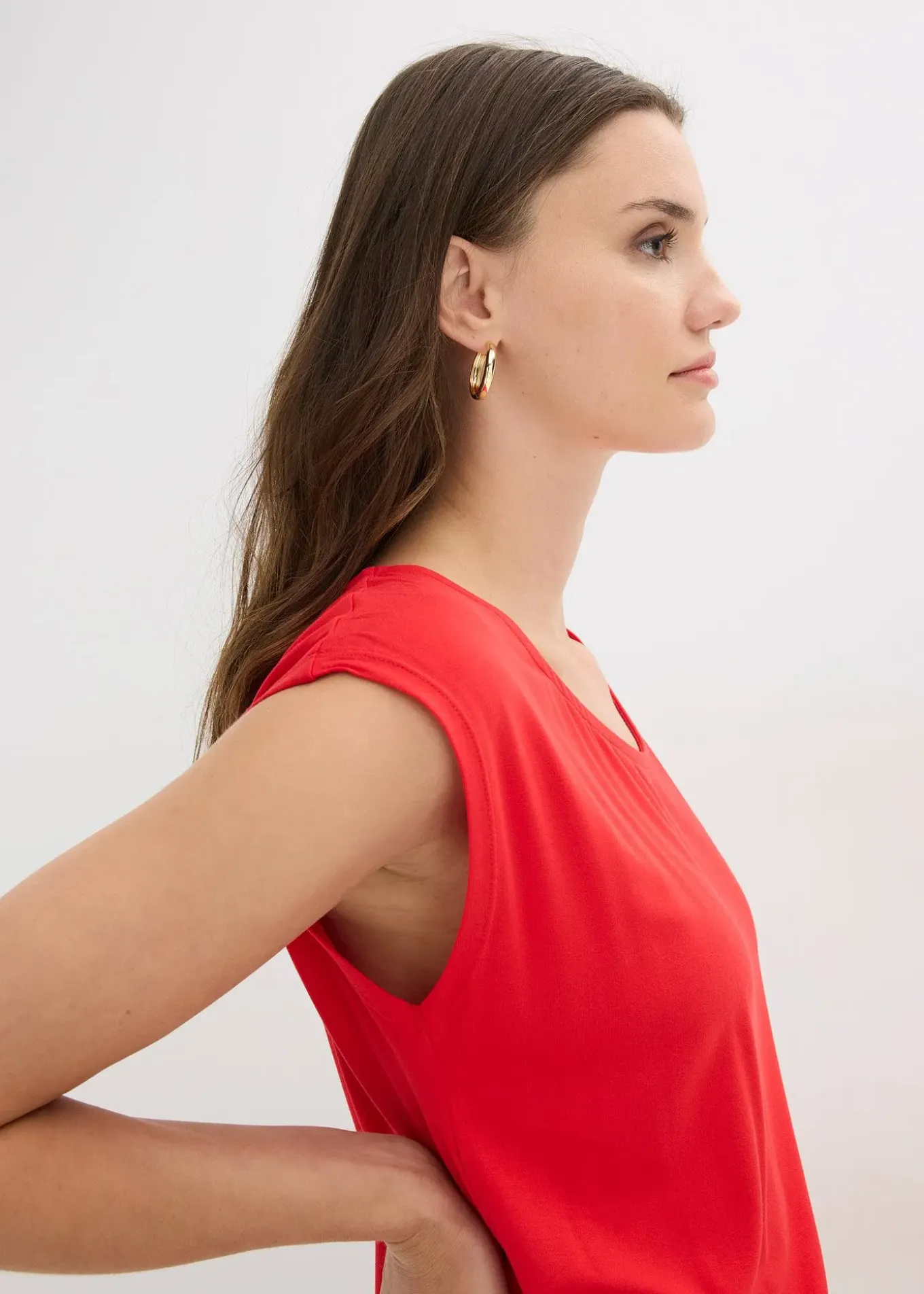 T-shirt en viscose extensible