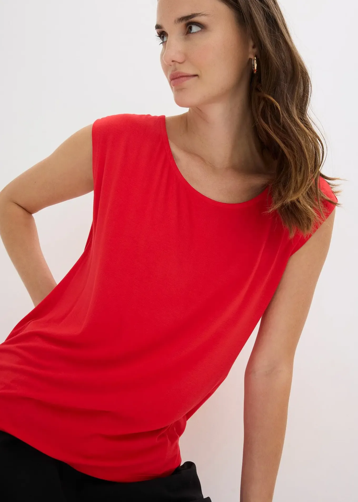 T-shirt en viscose extensible
