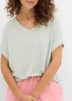 T-shirt en viscose fluide