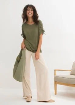 T-shirt en viscose fluide