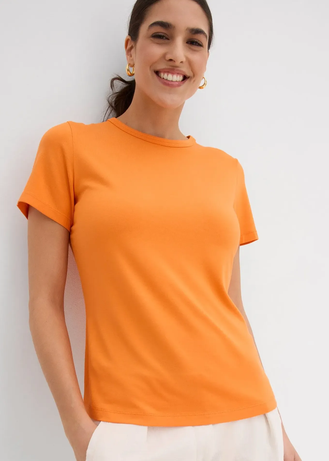 T-shirt en viscose fluide