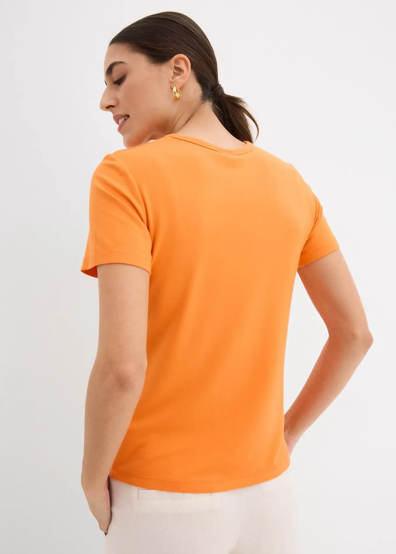 T-shirt en viscose fluide