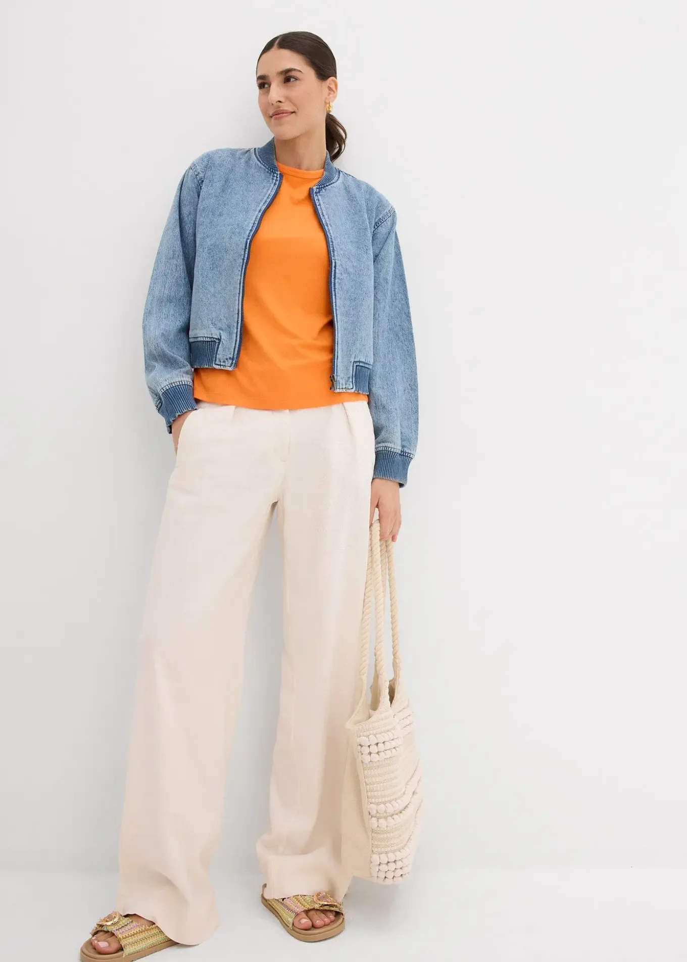 T-shirt en viscose fluide