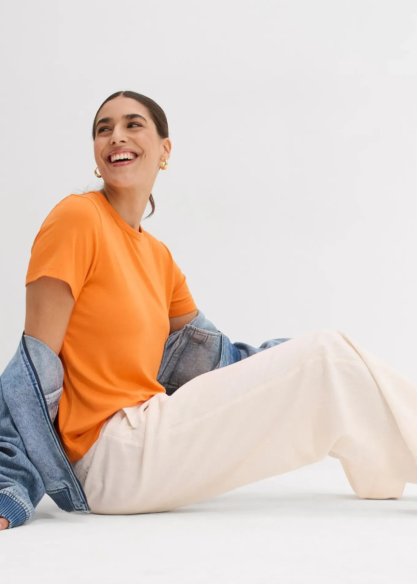 T-shirt en viscose fluide