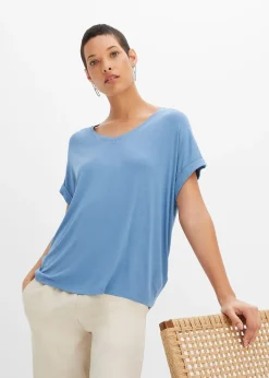 T-shirt en viscose fluide